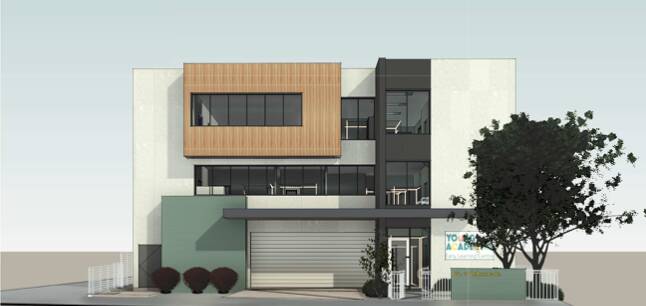 Care: An artist's impression of the three-storey childcare centre proposed for Dapto. Picture: Envision Group