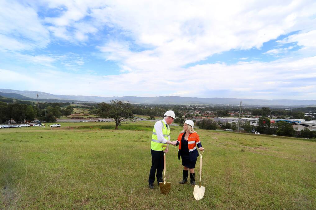 Kiama MP Gareth Ward and Shellharbour Deputy Mayor Kellie Marsh have written to the NSW Government for funding for a key Albion Park road. Picture by Sylvia Liber