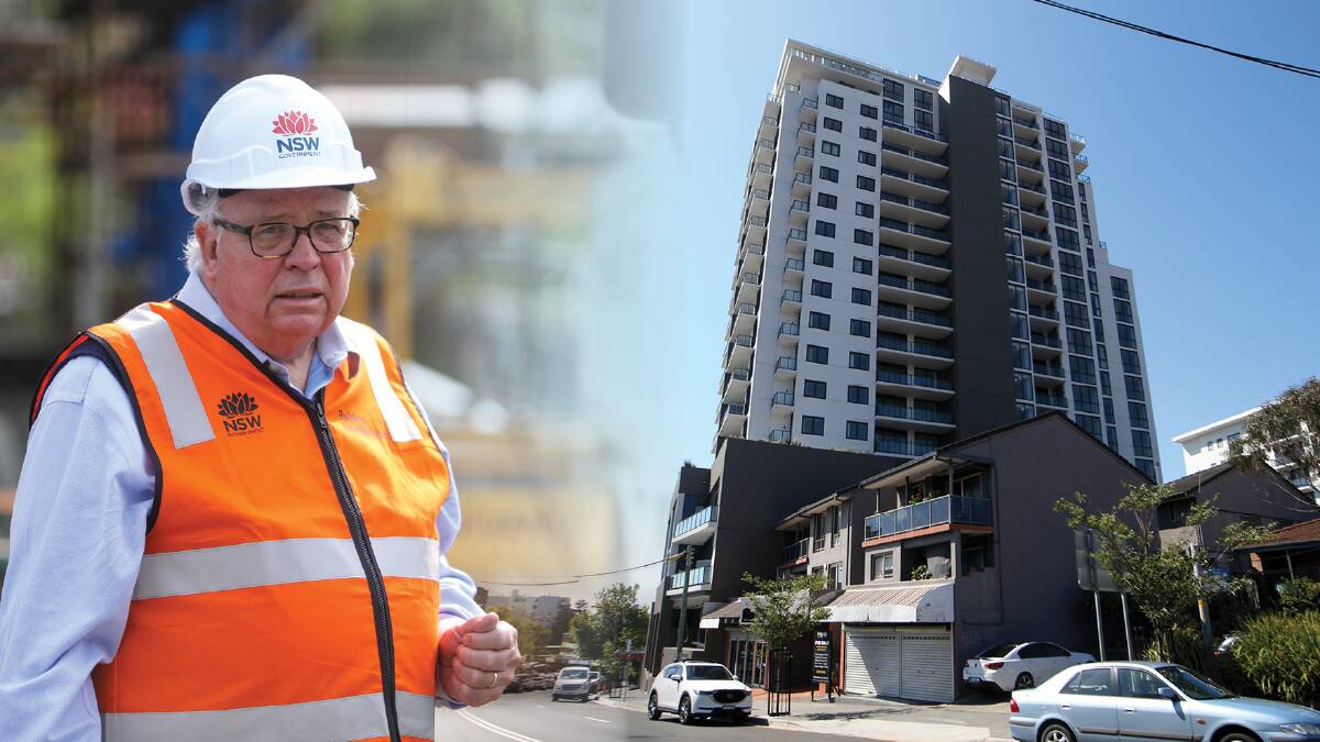 NSW Building Commissioner David Chandler has been told by the Crownview developer that buyers can get their money back. Pictures by Sylvia Liber and Adam McLean