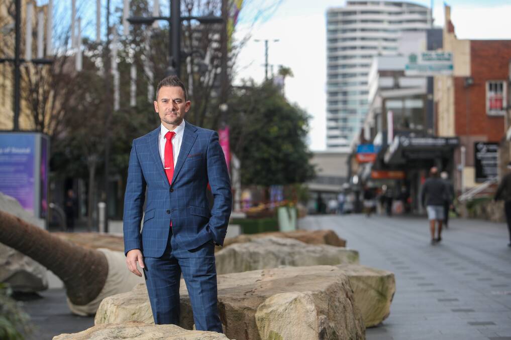 Drive: MMJ Wollongong's Travis Machan is part of a group that sees bringing traffic back to the mall as part of a broader approach to revitalise the area. Picture: Adam McLean