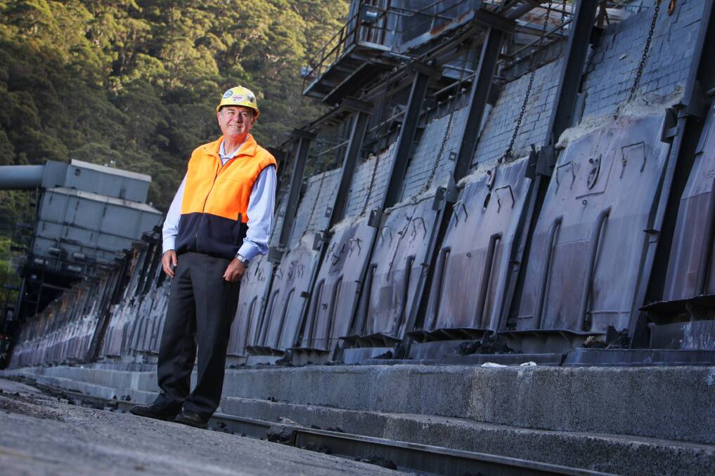 Former Illawarra Coke Company general manager Rex Wright at the company's Coalcliff site in 2012. Mr Wright died in a hiking accident in New Zealand on Friday. Picture: Ken Robertson