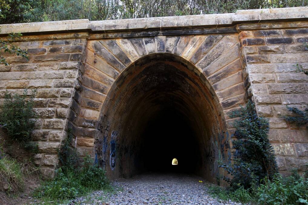 Supposedly haunted: The Mushroom Tunnel at Picton.