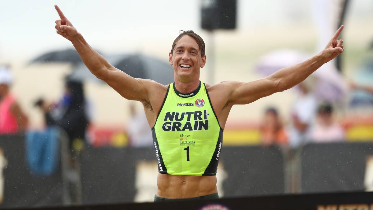 Kiama star Ali Day, pictured here after winning a round of the Nutri-Grain Ironman series on the Gold Coast in February 2022. Picture by Chris Hyde/Getty Images