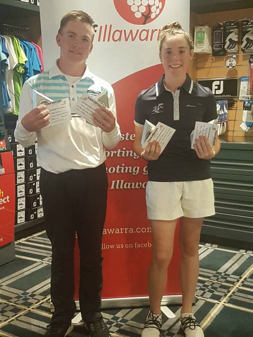 WINNERS: Champions Ethan Harvey and Sienna Clarke. Picture: IAS