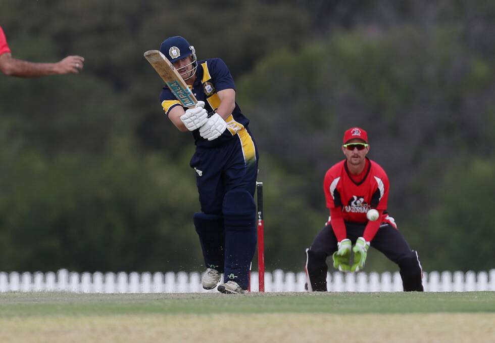 ON TARGET: Batsman Ryan Maguire struck an impressive half-century for Greater Illawarra on Friday afternoon. Picture: Robert Peet