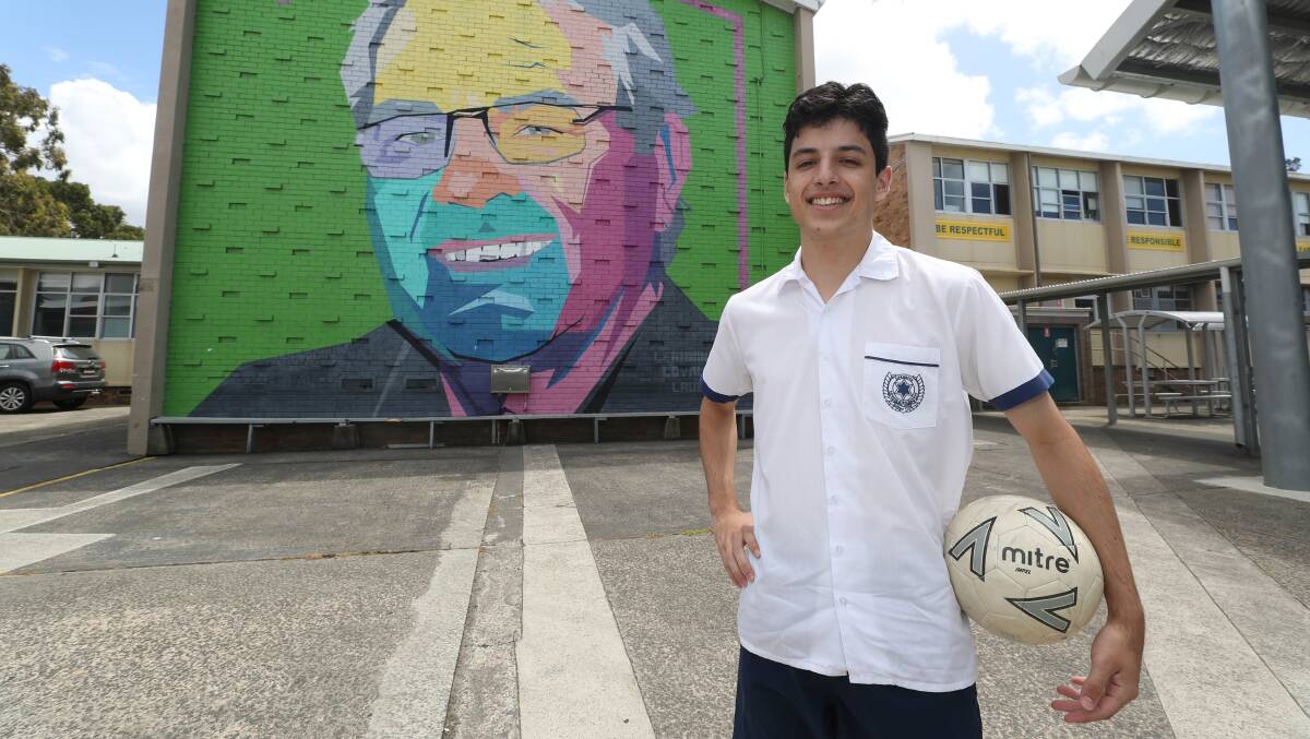 Mason Videla, who graduated from Illawarra Sports High in 2022, was in great form for the Warilla Wanderers on the weekend. Picture by Robert Peet