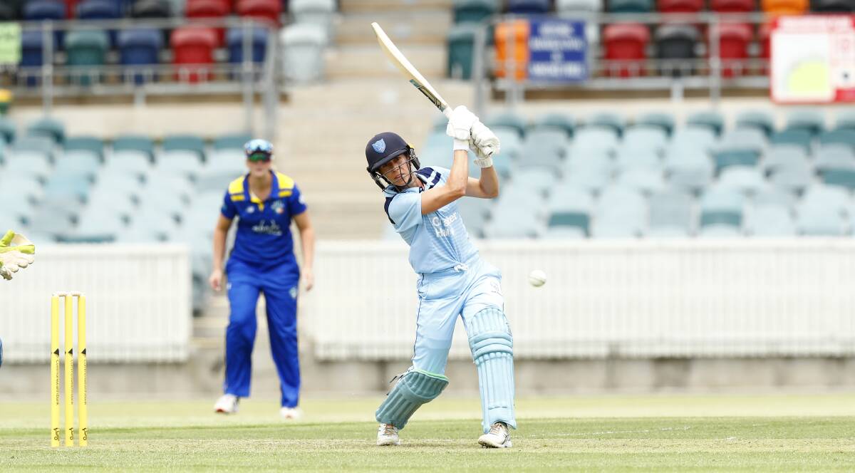 Erin Burns has also been picked in the NSW outfit to face the West Indies. Picture by Keegan Carroll