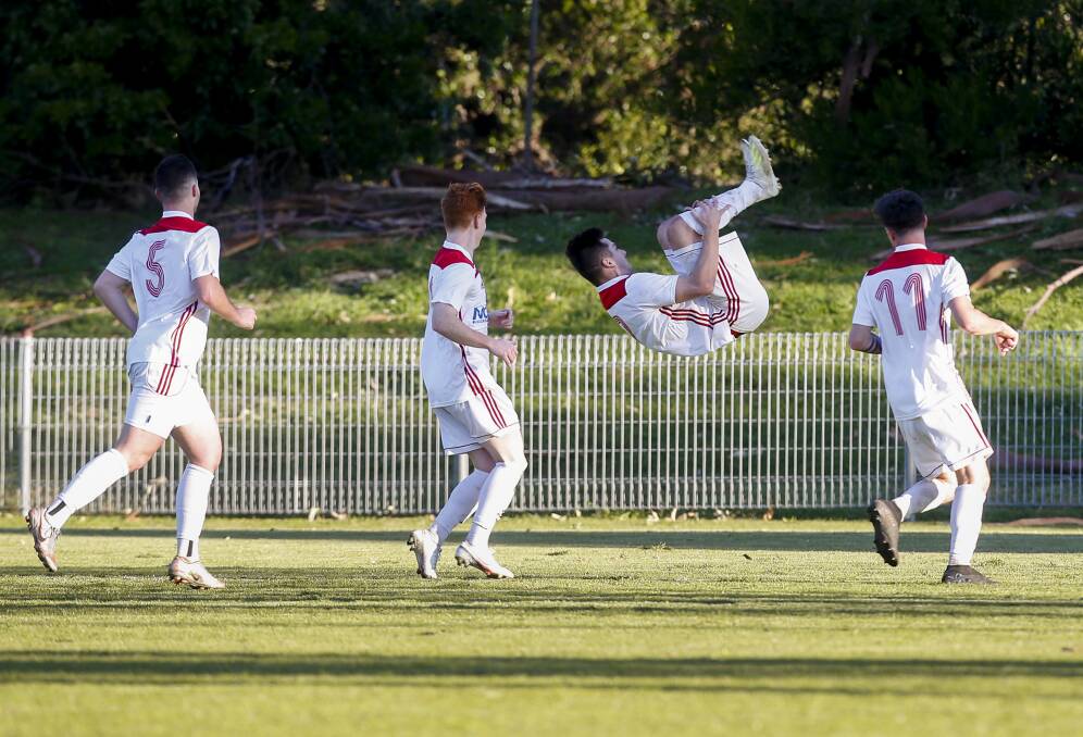 All of the action from Corrimal's 3-all draw with Albion Park in the Illawarra Premier League at Memorial Park on Sunday. Pictures: Anna Warr