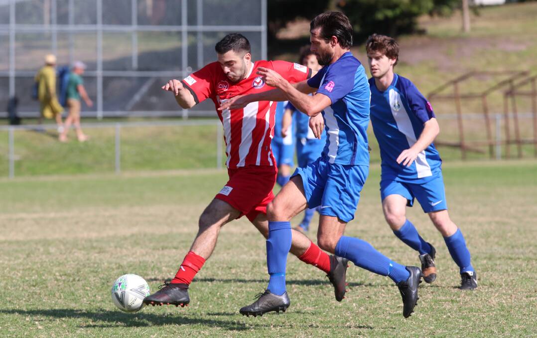 All of the action from Oak Flats' 3-0 win over Thirroul in the District League at Thomas Gibson Park on Saturday. Pictures: Sylvia Liber