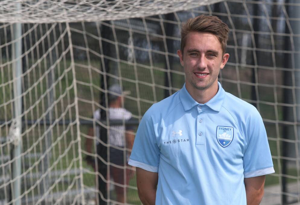 CONFIDENT: Shellharbour teenager Joel King, 19, is enjoying a great season in defence for Sydney FC. Picture: Robert Peet