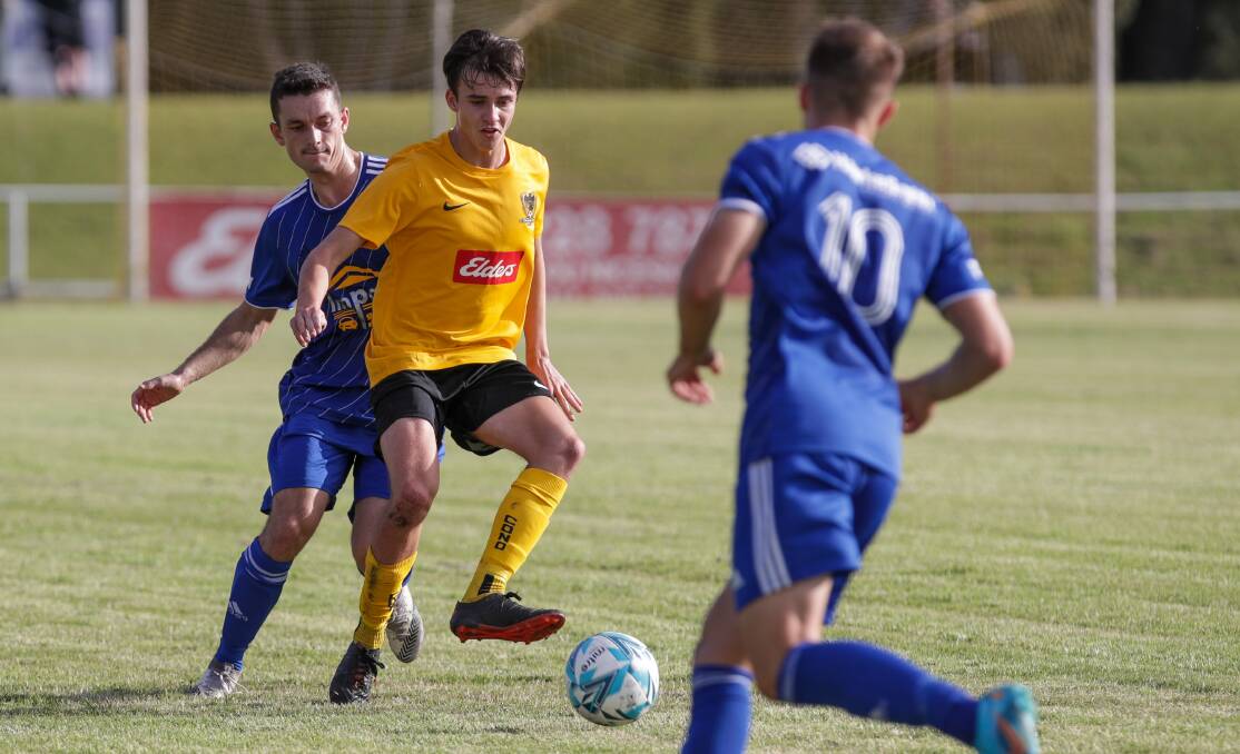 Tyson Black scored a goal for Coniston against Bulli on Saturday. Picture by Adam McLean