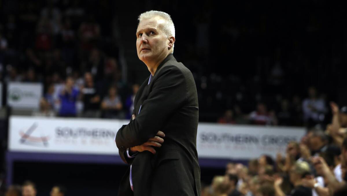 Andrew Gaze during his coaching days for the Sydney Kings. Picture: Sylvia Liber