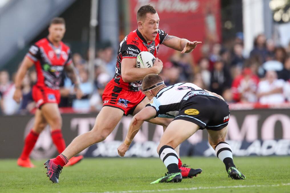 New Dragons captain Cameron McInnes will lead a squad featuring youth and experience at this weekend's NRL Nines. Picture: Adam McLean 