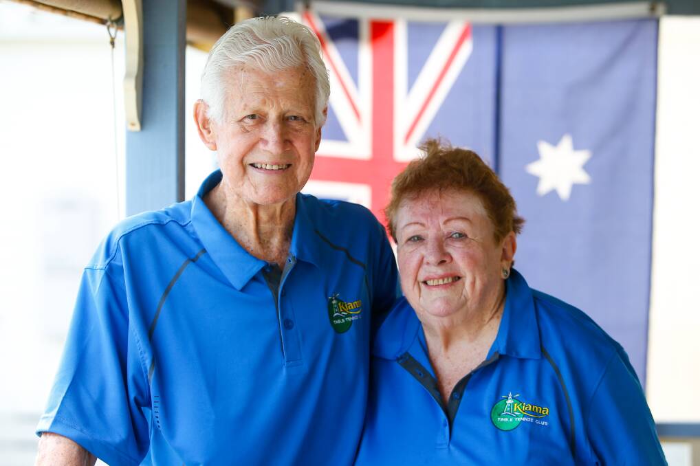 DELIGHT: OAM recipients Tom and Joy Boyd, who were acknowledged for their involvement in the Kiama Table Tennis Club. Picture: Anna Warr