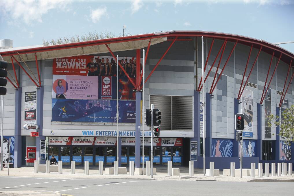 STICKING AROUND: The Hawks will play home games at the WEC until 2024. Picture: Anna Warr