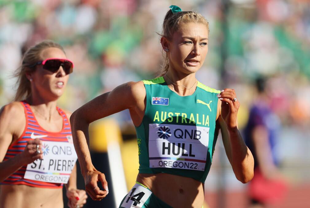 DETERMINED: Jessica Hull. Picture: Andy Lyons/Getty Images for World Athletics