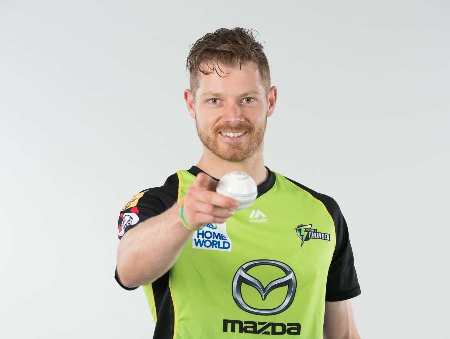 PROUD: Nathan McAndrew has been part of the Sydney Thunder's Big Bash League squad for five seasons. Picture: Sydney Thunder
