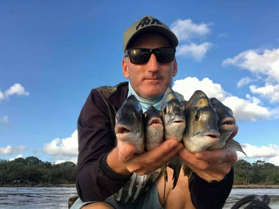 HAPPY SNAP: Matty Kelly found the early winter bream eager to play ball.