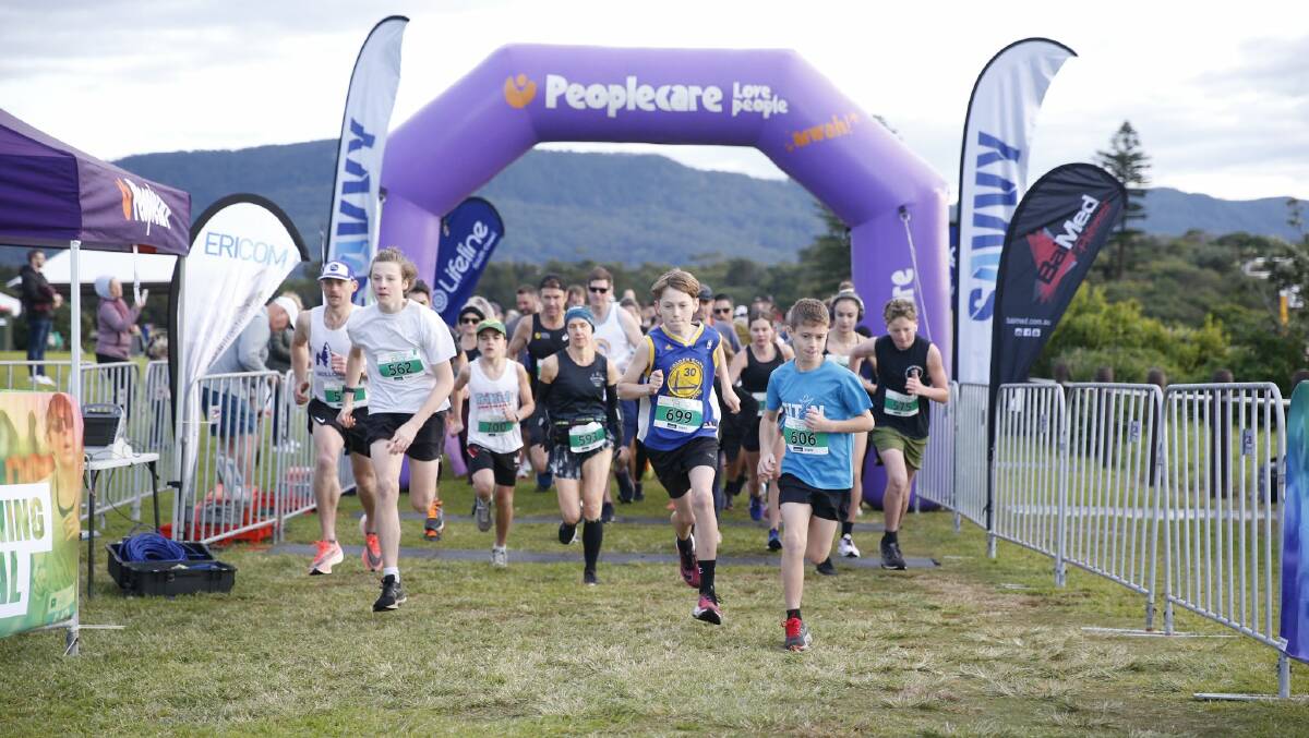 Kids are welcome to take part in Sunday's event. Picture - Wollongong Running Festival