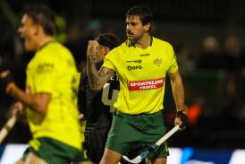 Illawarra Kookaburra Blake Govers was in superb form for NSW Pride on Sunday, but he couldn't stop Brisbane Blaze from prevailing. Picture - Hockey Australia