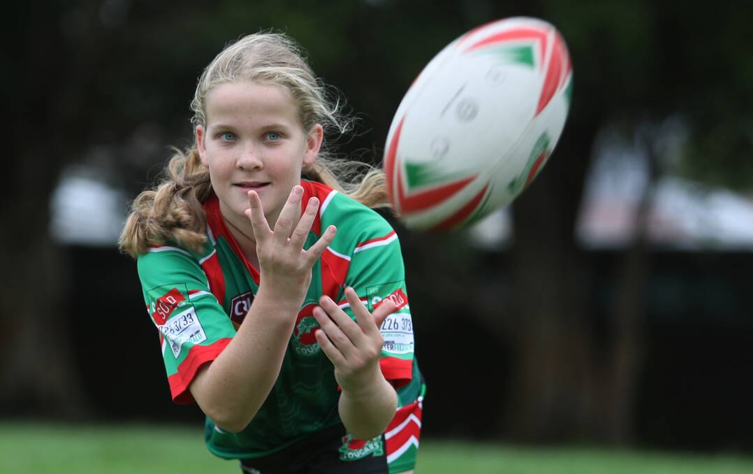 EYES ON THE PRIZE: Corrimal Cougars junior Marli Stevenson will join the new under-15s girls rugby league division in 2021. Picture: Robert Peet