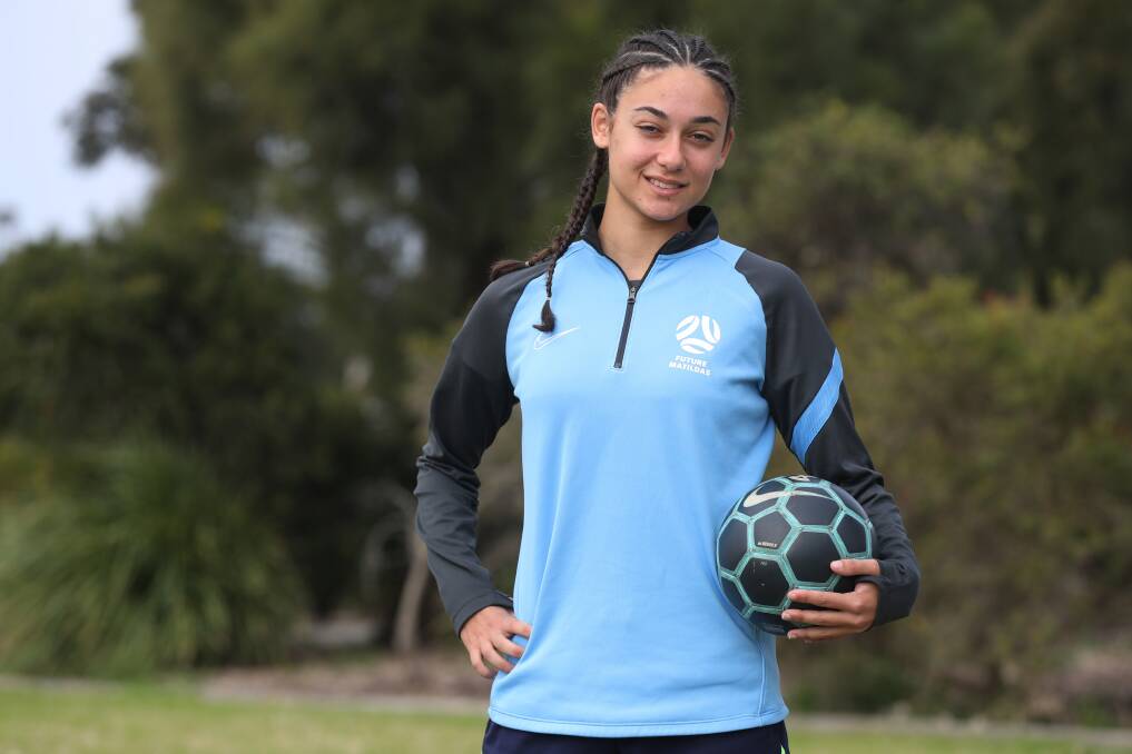 EXCITED: Shellharbour teenager Jynaya Dos Santos was also selected for the Aussies. Picture: Robert Peet