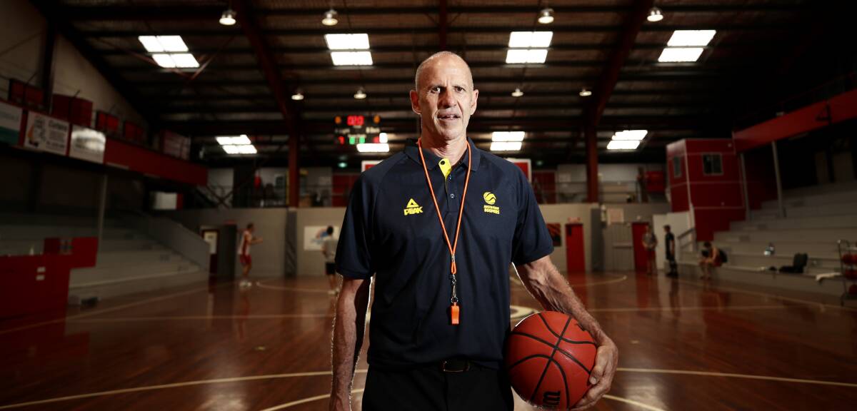 SHINING BRIGHT: Brian Goorjian was announced as the new Boomers head coach at the Snakepit on Friday. Picture: Adam McLean