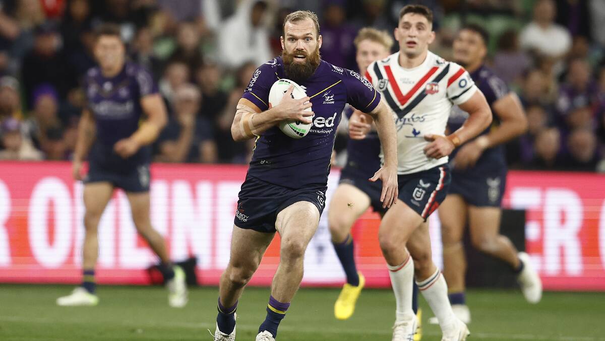 Former Melbourne Storm forward Tom Eisenhuth is heading to St George Illawarra, effective immediately. Picture by Daniel Pockett/Getty Images