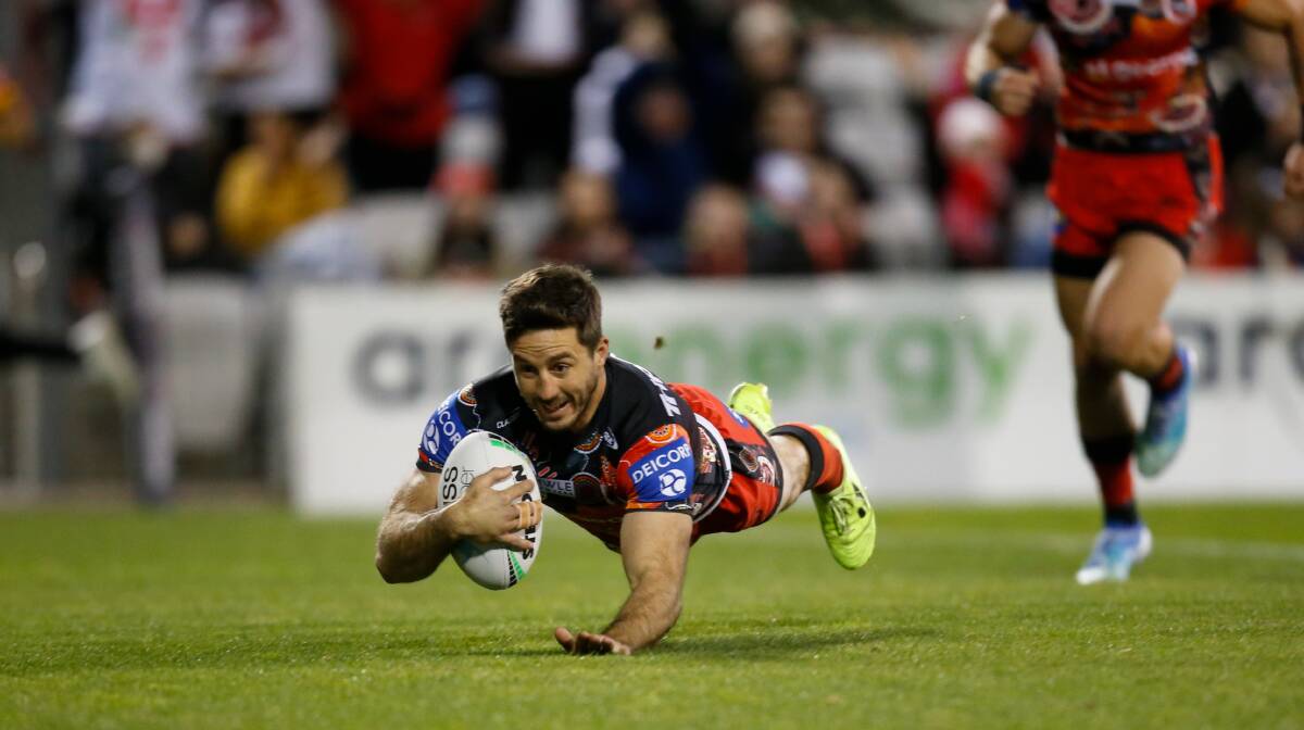 Captain Ben Hunt has capped a superb season by winning the Dragons Medal. Picture by Anna Warr