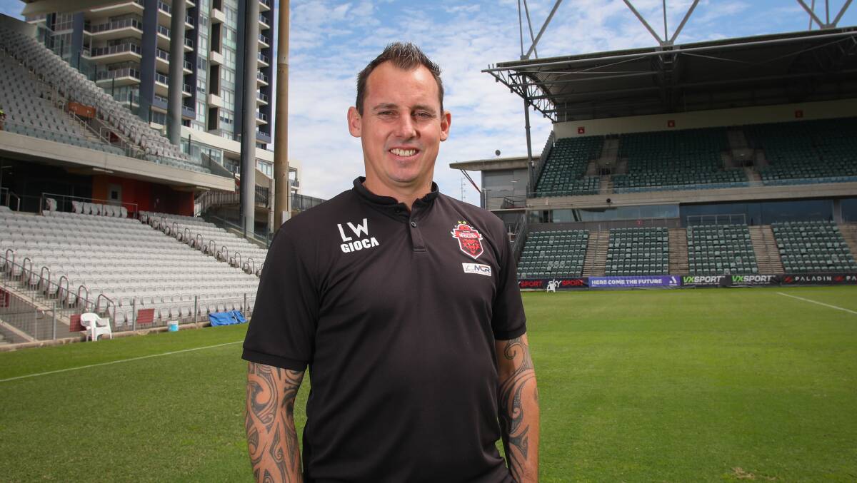 Former Wollongong Wolves head coach Luke Wilkshire at WIN Stadium in 2021. Picture by Wesley Lonergan