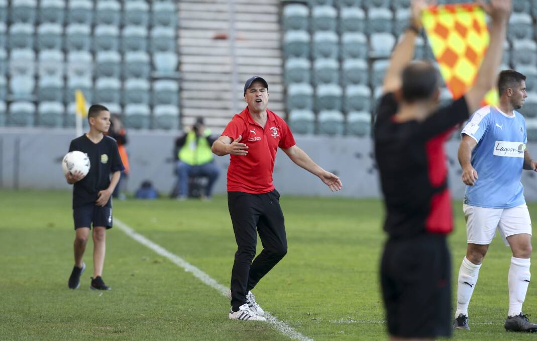 POSITIVE: Corrimal coach Rob Jonovski has backed Football South Coast's decision to re-start play with the Bert Bampton Cup next month. Picture: Anna Warr