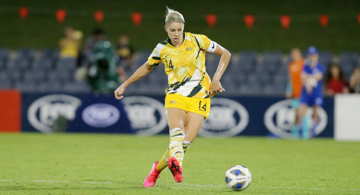 IDOL: The teenager is inspired by Matildas defender, Alanna Kennedy. Picture: Chris Lane