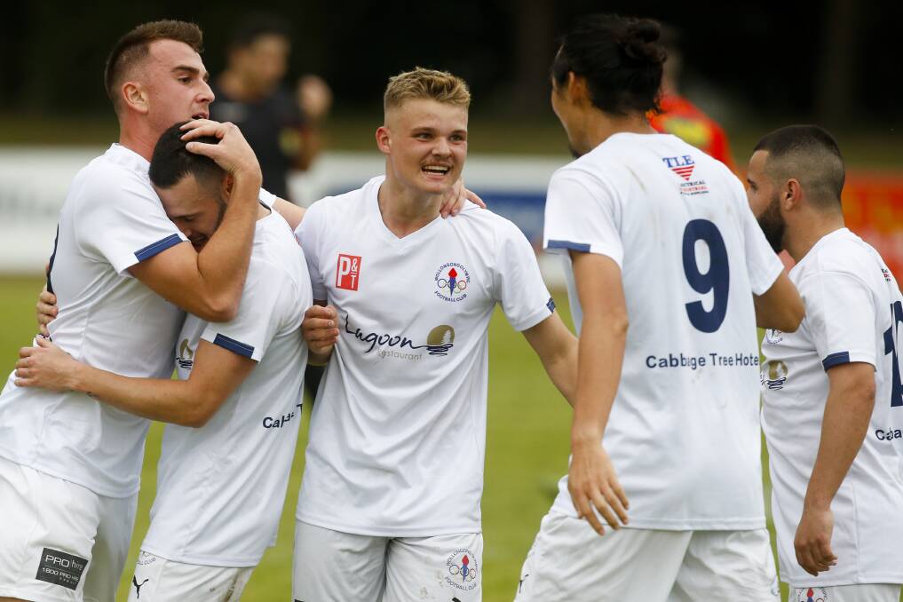 All of the action from Wollongong Olympic's 3-1 win over Wollongong United at Macedonia Park on Saturday afternoon. Pictures: Anna Warr