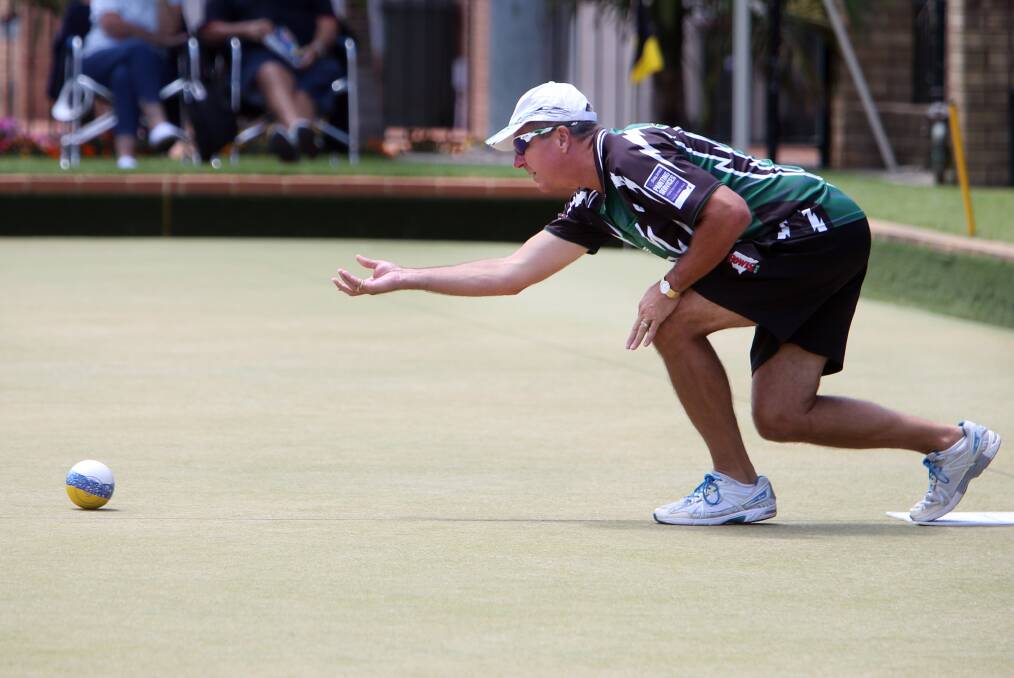 HOT FORM: John Green, teaming up with Matt Miles, has reached the quarter-finals in the South Pacific Pairs. Picture: Sylvia Liber