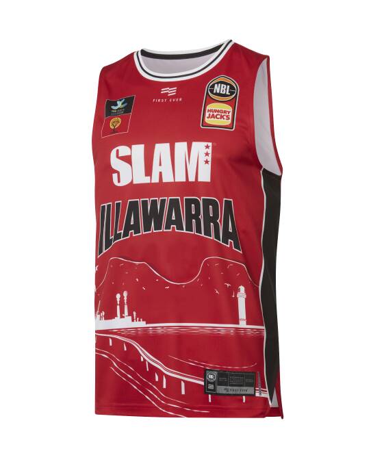 NEW LOOK: The Illawarra Hawks' NBL20 City jersey.