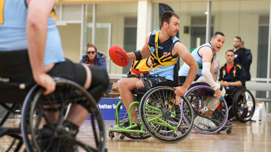 A new AFL Wheelchair competition is coming to the Illawarra on Friday. Picture - AFL NSW/ACT