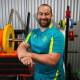 OVER THE MOON: Simon Bergner, pictured at the National Strength Performance Centre in Bulli, was head coach for the Australian Para-powerlifting team at the Commonwealth Games. Picture: Wesley Lonergan