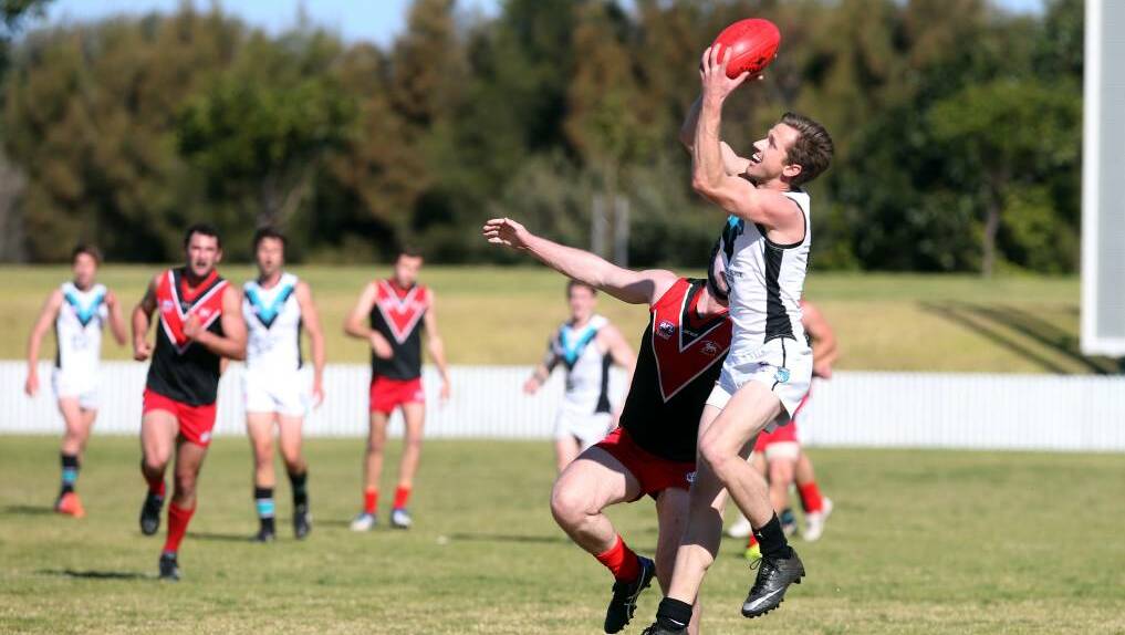 Ben Williams kicked seven goals for the Power on Saturday. Picture: Sylvia Liber