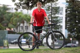 Shell Cove teen Jack Gibson is a rising star in Australian triathlon. Picture by Robert Peet