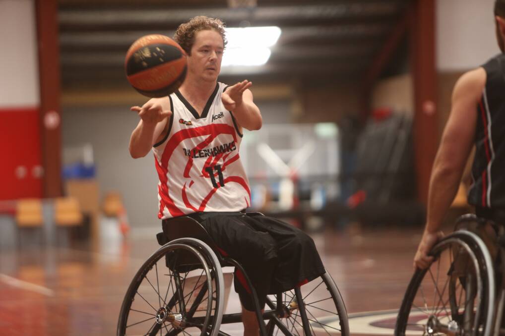 STAR POWER: Wollongong Roller Hawks captain Brett Stibners is preparing for his fourth Paralympic Games campaign. Picture: Georgia Matts