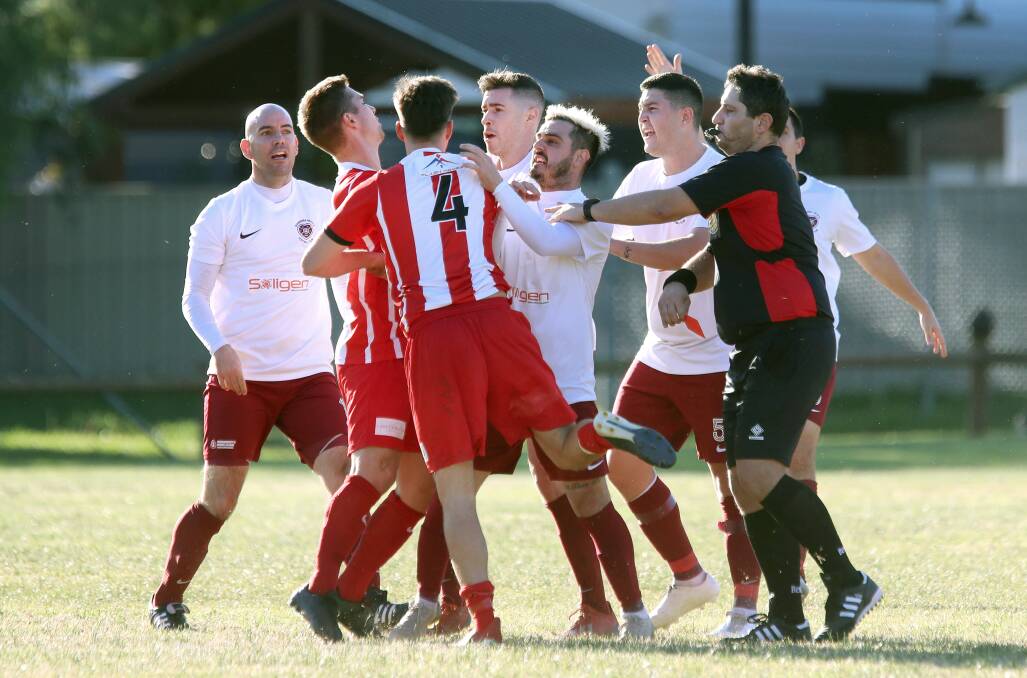 All of the action from Oak Flats Falcon's 3-0 win over Unanderra Hearts at Keith Bond Oval on Saturday. Pictures: Sylvia Liber