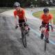 DELIGHTED: Illawarra Cycling Club young guns Lucy Allen and Nate Burns are set to benefit from the new multi-use criterium track in Unanderra. Picture: Sylvia Liber