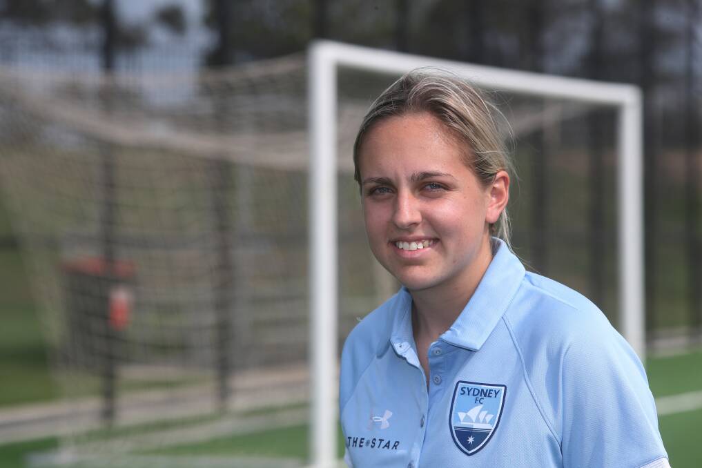 RE-SIGNED: Sydney FC's Mackenzie Hawkesby. Picture: Robert Peet