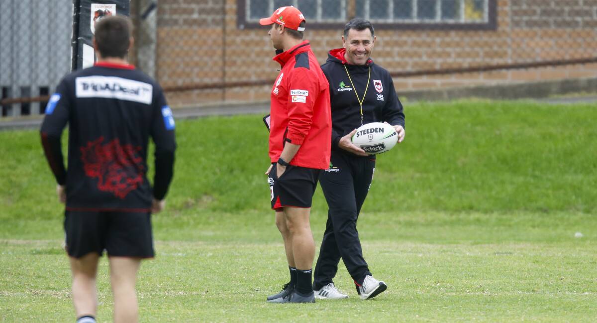 Dragons coach Shane Flanagan is optomistic about the Red V's future. Picture by Anna Warr