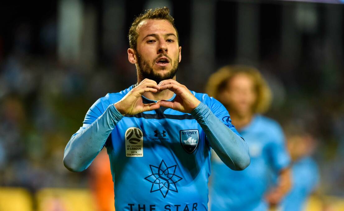 DELIGHT: Adam Le Fondre has been a reliable goal scorer for Sydney FC since joining the club in 2018. Picture: Keith McInness