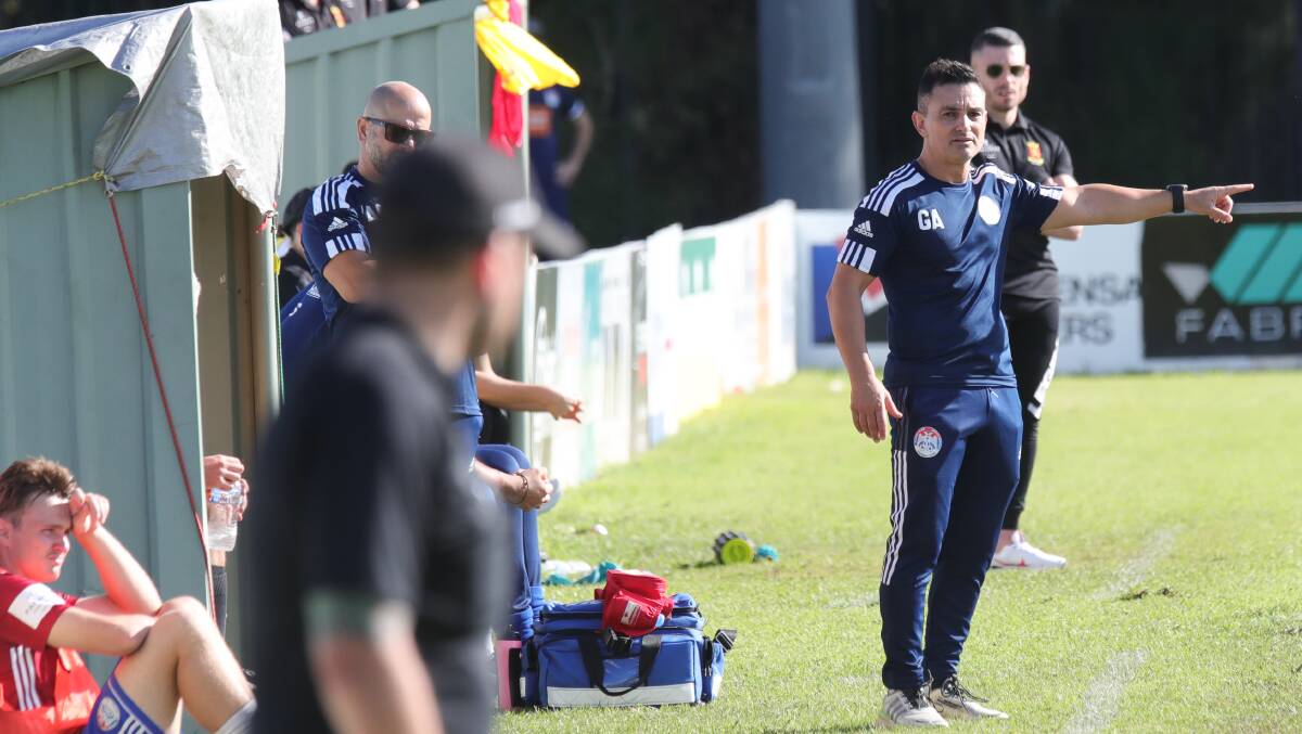 Albion Park coach George Antoniou has enjoyed a dream first season with the club. Picture by Sylvia Liber