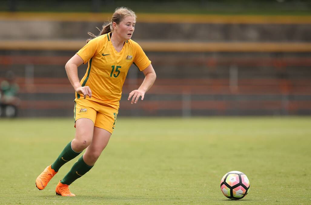 LEADER: Sheridan Gallagher in action for Australia in 2018. Picture: Jason McCawley/Getty Images