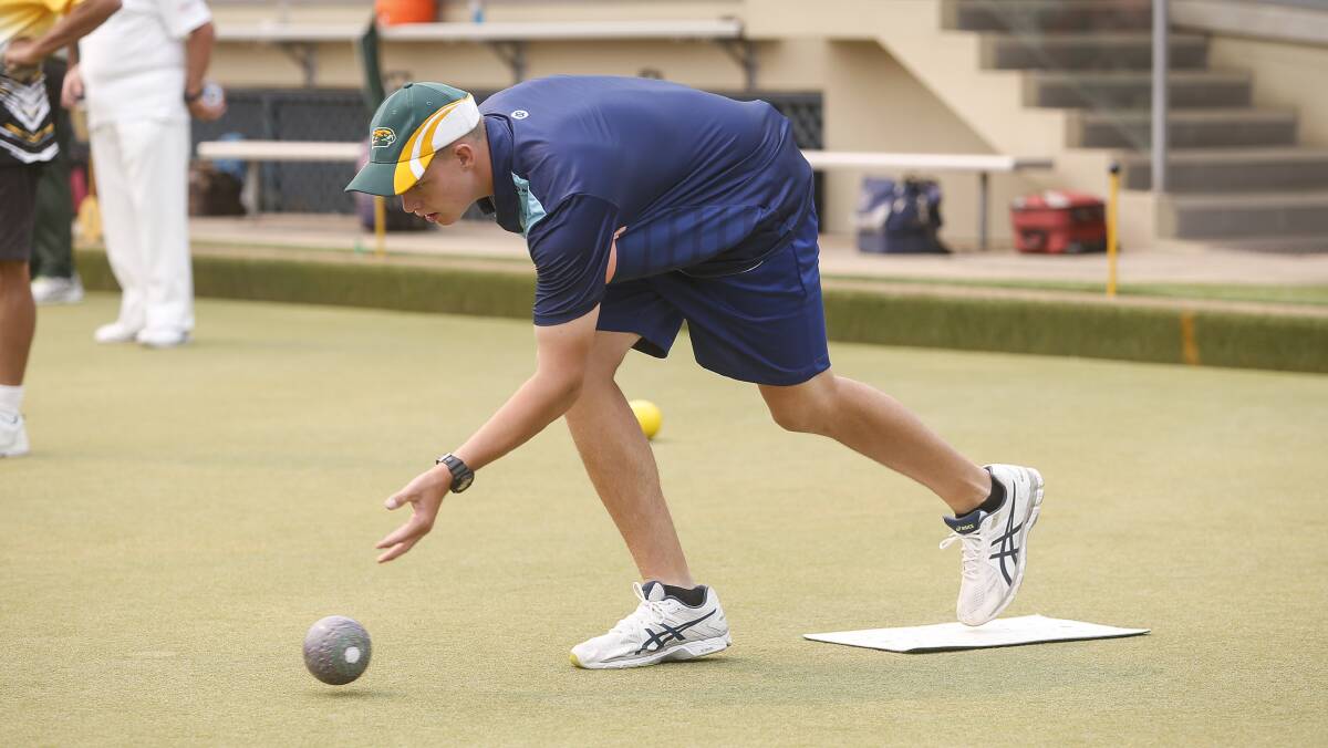 Talent: Figtree Sports Jayden Gebbie is through to the zone open singles quarter finals, but the event has again been postponed due to COVID-19. Picture: Anna Warr