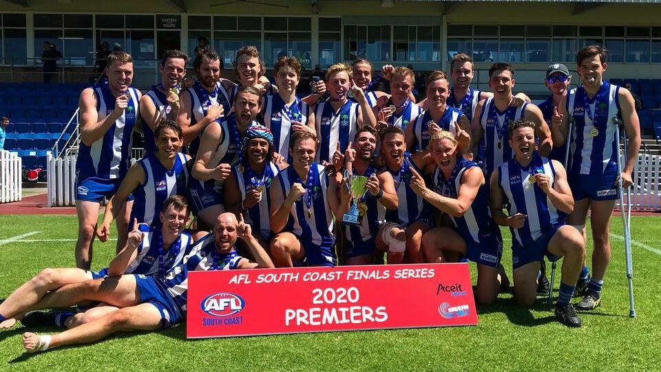 Figtree clinched the Men's Division One premiership on Saturday. Picture: AFL South Coast