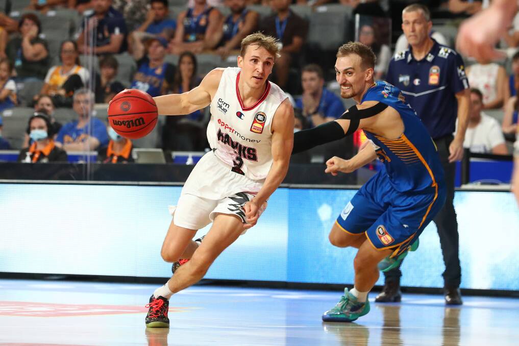 ON THE MOVE: Emmett Naar in action against the Bullets in Brisbane earlier this year. Picture: Chris Hyde/Getty Images